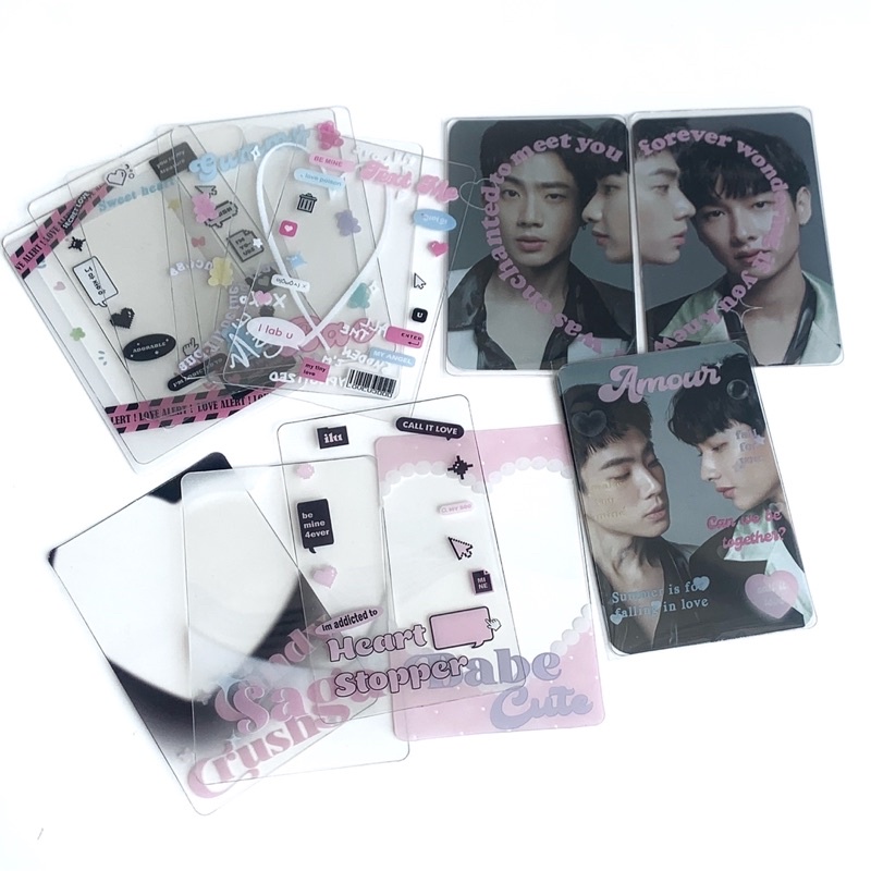 SET 5 FRAME PHOTOCARD🫶🏻FRAME NHỰA TRANG TRÍ PHOTOCARD💗