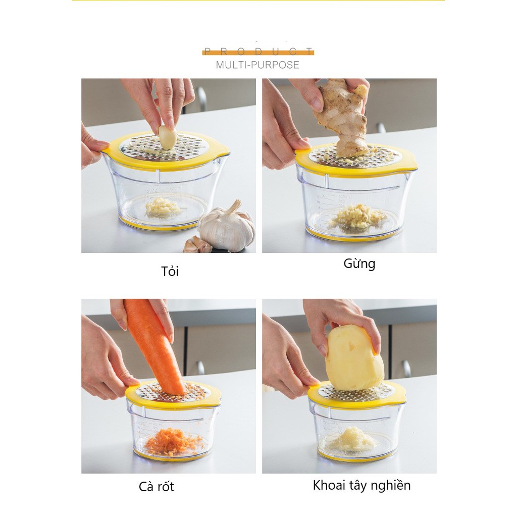 Dụng cụ bào bắp chất liệu inox/ Dụng cụ bào tỏi gừng/ Dụng cụ bào đa năng