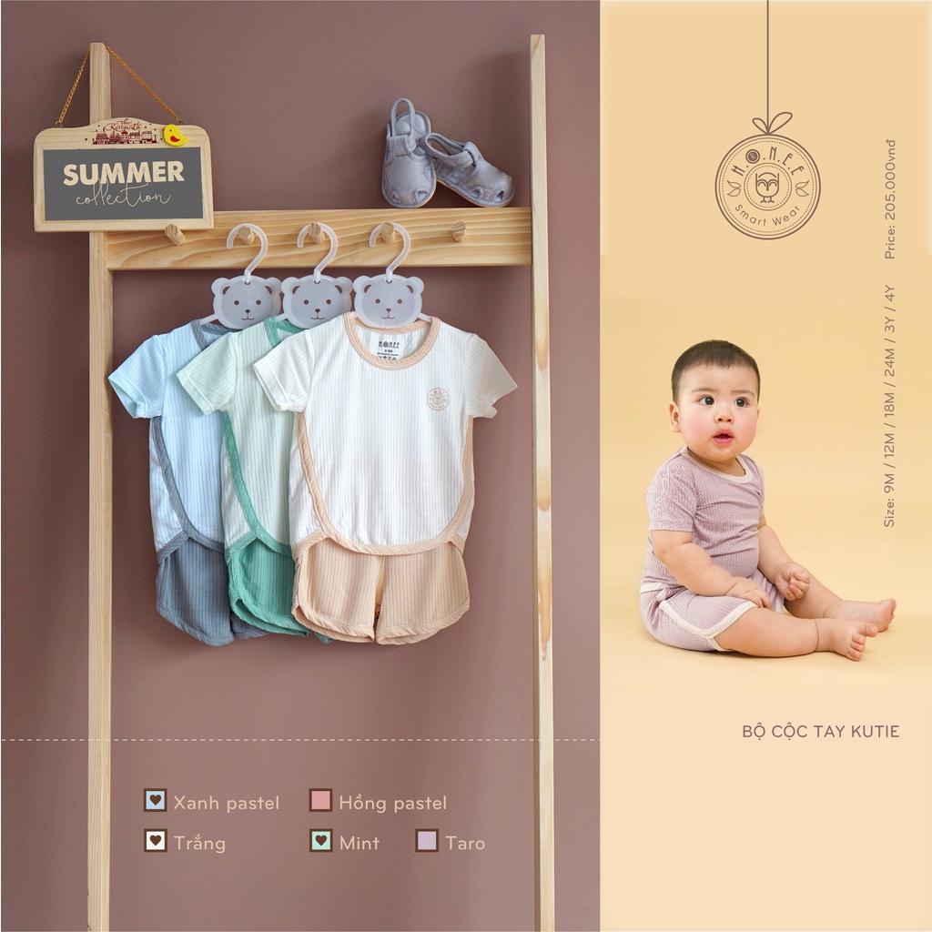 HRNEE Bộ cộc tay Kutie