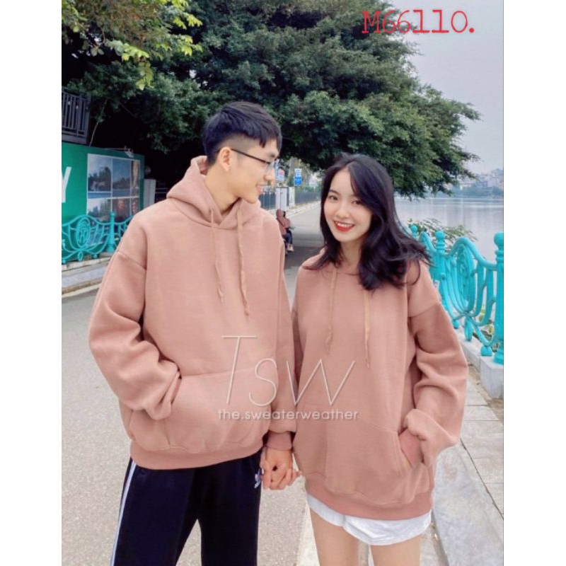 💚 ÁO NỈ HOODIE HỒNG TRƠN 💚☃️