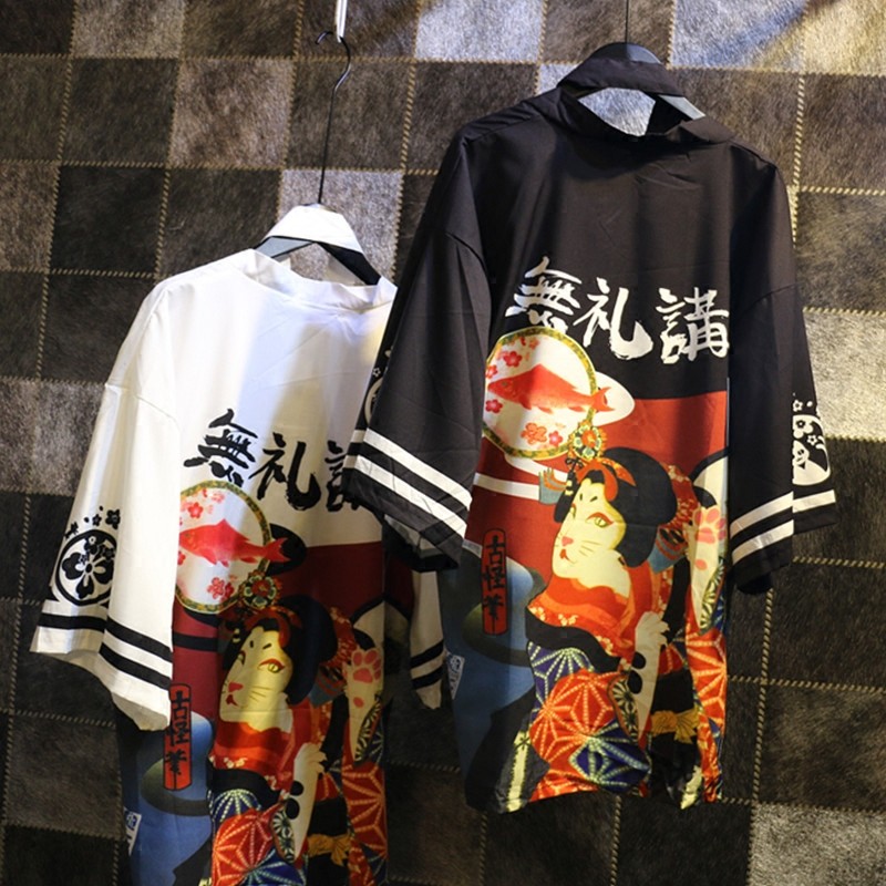 Áo Kimono/Yukata/Happi Nekomata