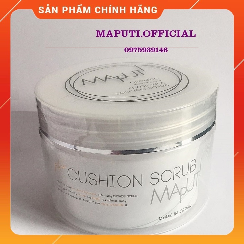 Kem ủ trắng body toàn thân Maputi, tẩy tế bào chết dưỡng trắng da hữu cơ Nhật Bản 150g