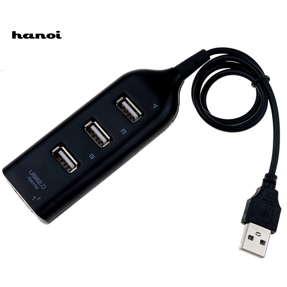 Hub Chia 4 Cổng USB 2.0 Tốc Độ Cao Cho PC Laptop