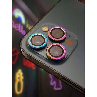 Dán từng mắt camera cầu vồng iPhone 12 Mini, 12, 12 Pro, 11, 11 Pro, 11 Pro Max ánh 7 màu siêu đẹp titan