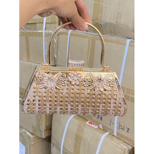 Bóp Đầm Đeo Vai Kết Hạt Thủ Công Hàng Cao Cấp Có Quai Siêu Khuyến Mãi KH-15