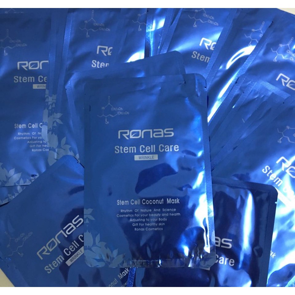 Mặt Nạ Tế Bào Gốc Ronas Stem Cell Coconut Mask (hộp 5 mask)