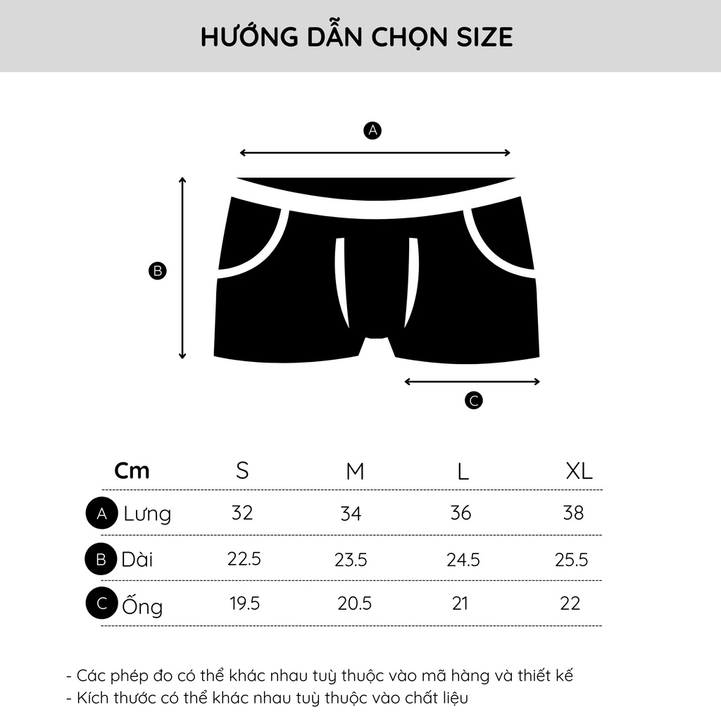 Quần boxer nam SABX20 vải cotton thoáng mát mềm mịn, thấm hút mồ hôi |SATOSHI|