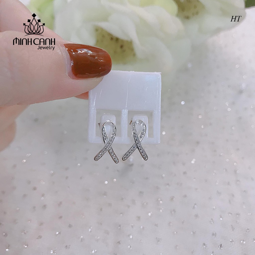 Bông Tai Ruy Băng Bạc Ta - Minh Canh Jewelry