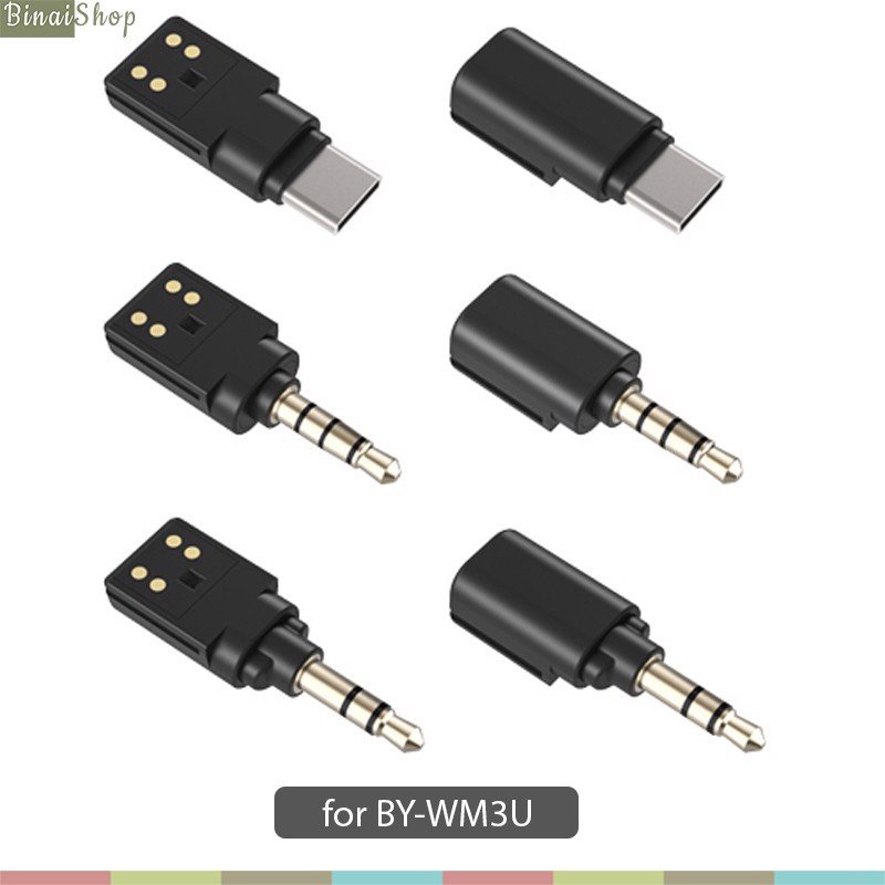 Micro Cài Áo Không Dây Cho Điện Thoại, Máy Ảnh 2.4G Boya BY-WM3D / BY-WM3U