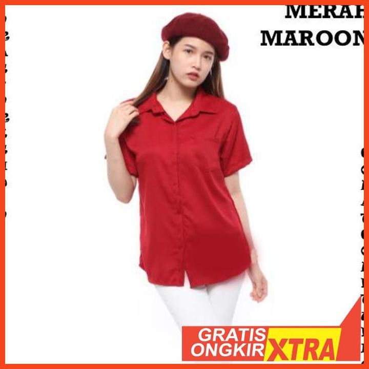 Áo Sơ Mi Nữ Tay Dài Dáng Rộng Thời Trang Thanh Lịch Size Xxl-Xl-L-M-S-Xs G81