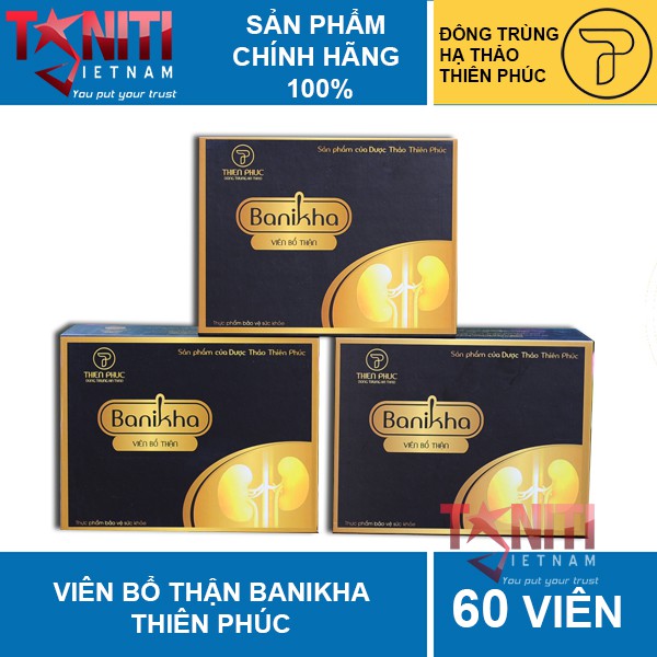 Viên bổ thận Banikha Thiên Phúc cho nam