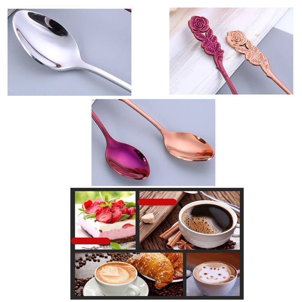 1 Muỗng Cà Phê Hình Hoa Hồng Độc Đáo