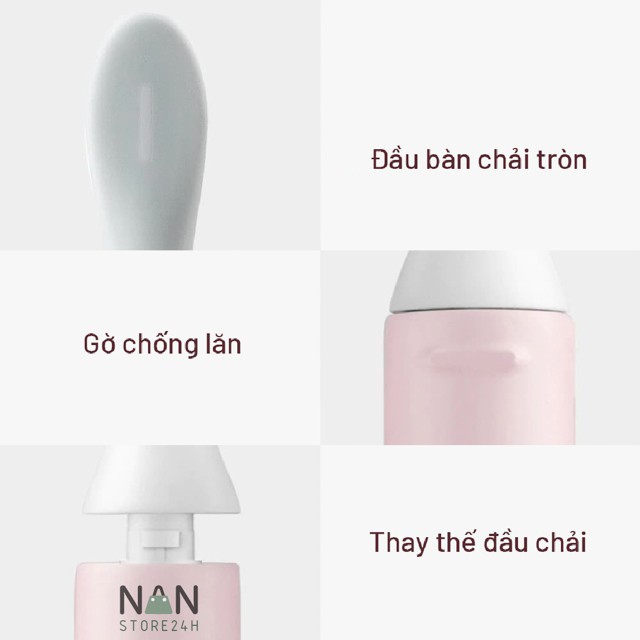 [BH 12 THÁNG] Bàn Chải Đánh Răng Điện Sóng Siêu Âm Sonic XIAOMI SOOCAS SO WHITE/PINJING EX3