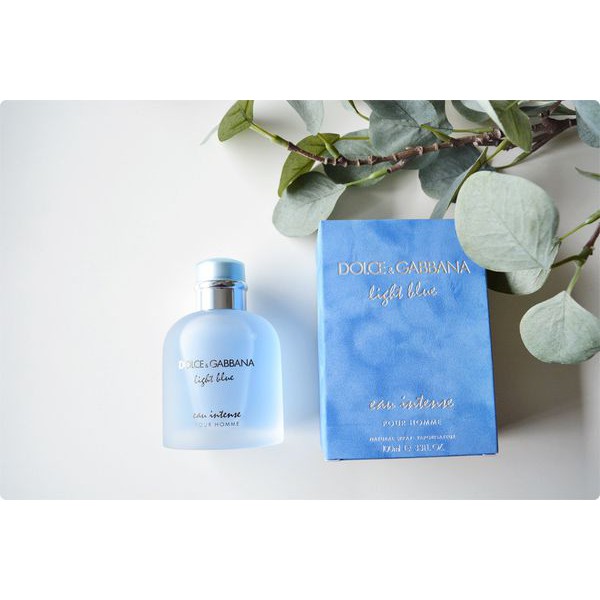 Nước hoa nam Dolce & Gabbana .Light Blue. Eau Intense. Pour Homm(chiết 2ml-5ml-10ml) | Thế Giới Skin Care