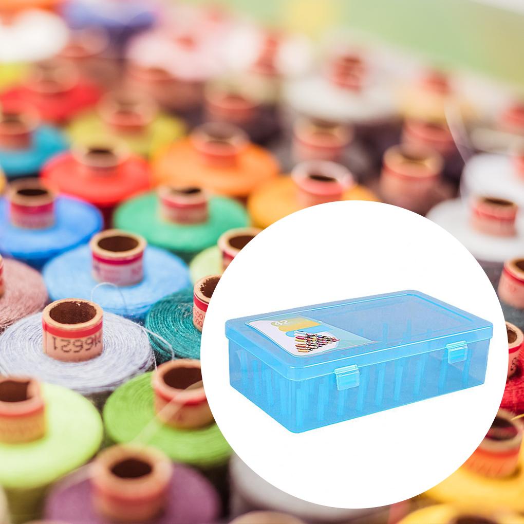 Hộp Đựng 42 Cuộn Chỉ Thêu Chữ Thập Chống Bụi Bẩn Tiện Dụng