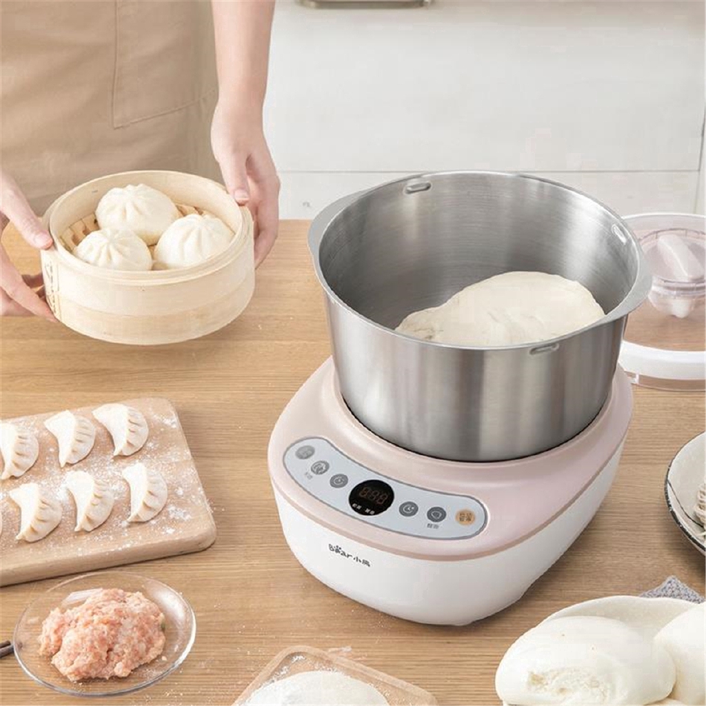 5L điện tự động trộn bột lên men kneading máy thép không gỉ bánh mì Maker