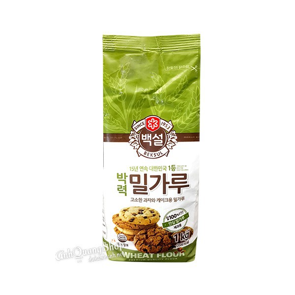 Bột Mỳ Làm Bánh Bông Lan, Bánh Nướng Beksul 1Kg- Nhập Khẩu Hàn Quốc