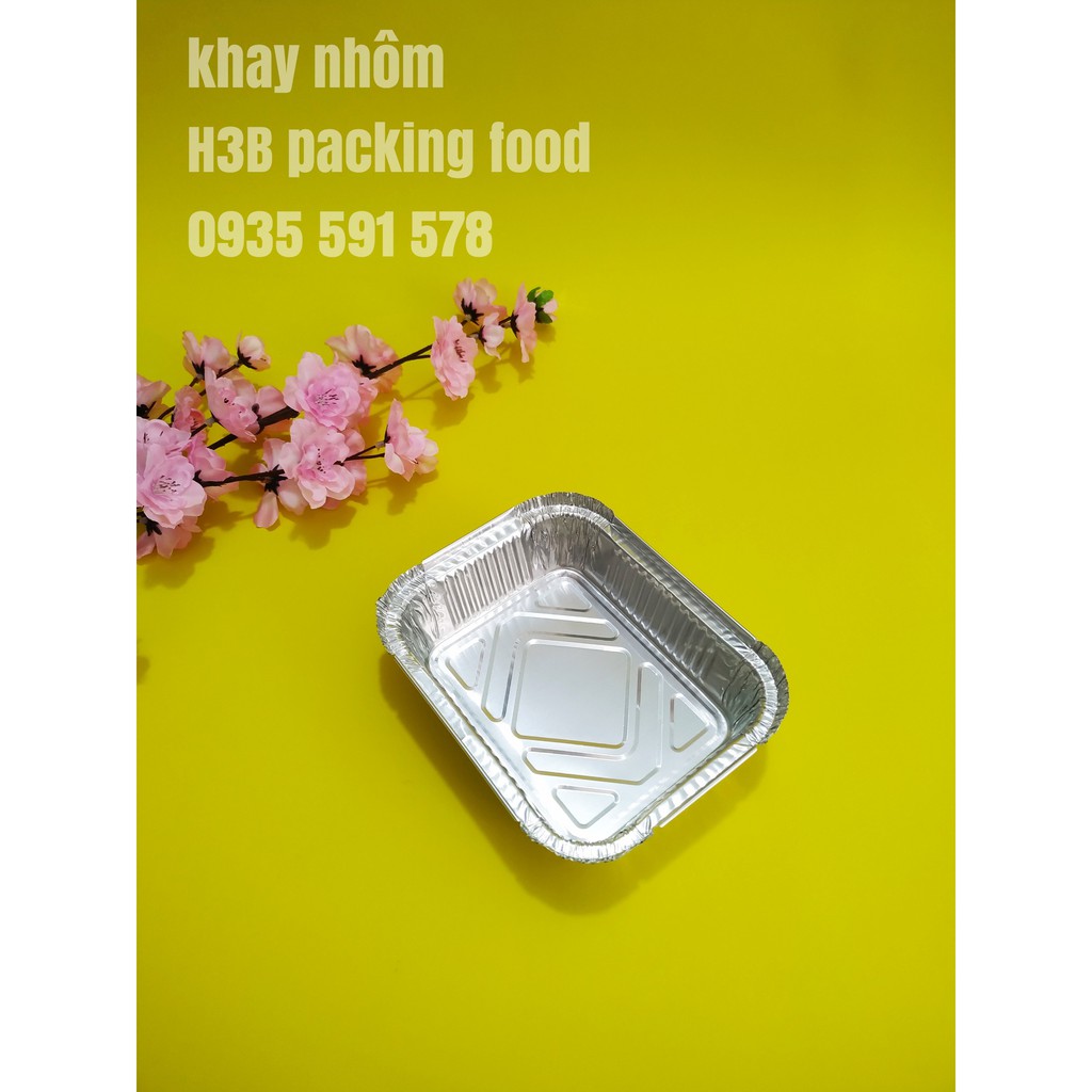 Khay nhôm kèm nắp / 10 hộp