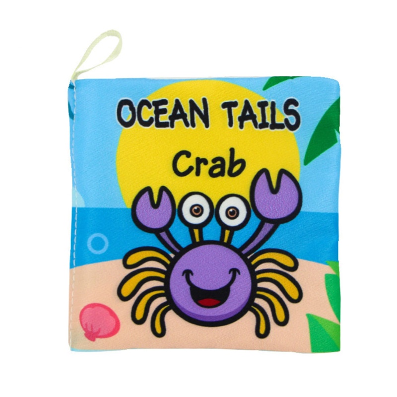 Sách Vải Mềm Có Âm Thanh Hình Động Vật Dành Cho Bé Sơ Sinh