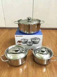 BỘ NỒI INOX 3 CÁI