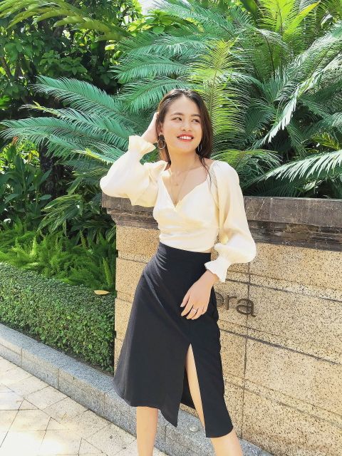 Áo croptop Angle Top Organza