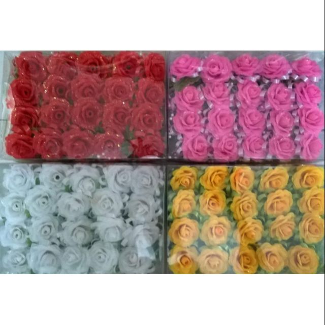 Bông hồng cài áo ( 1 hộp 40 bông)