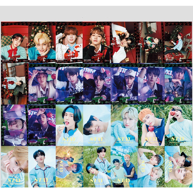 Hộp 54 Thẻ Hình 2022 LOMO Card HYUNJIN Nhóm Nhạc Stray Kids