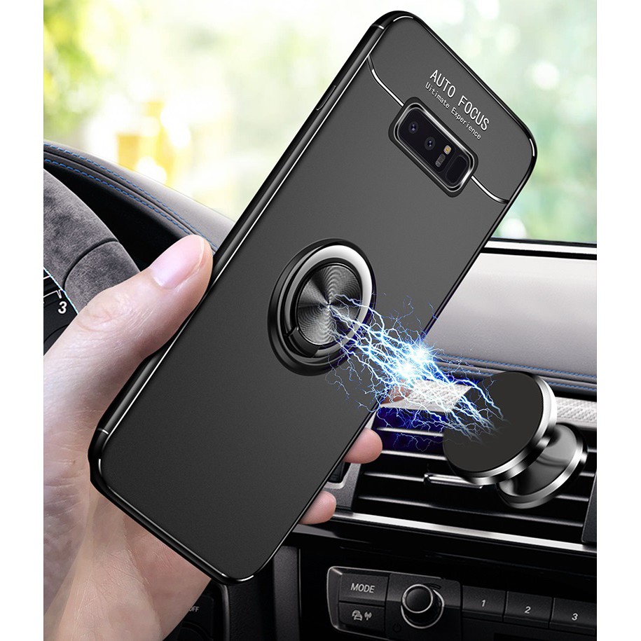 Ốp Lưng Auto Focus SAMSUNG NOTE 8 Cao Su Bracket Iring