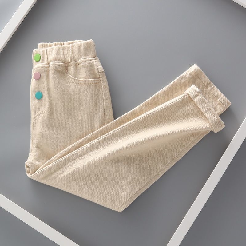 Quần Cotton Trơn Phong Cách Mới Năm 2022 Hợp Thời Trang Dễ Phối Đồ Cho Bé Gái