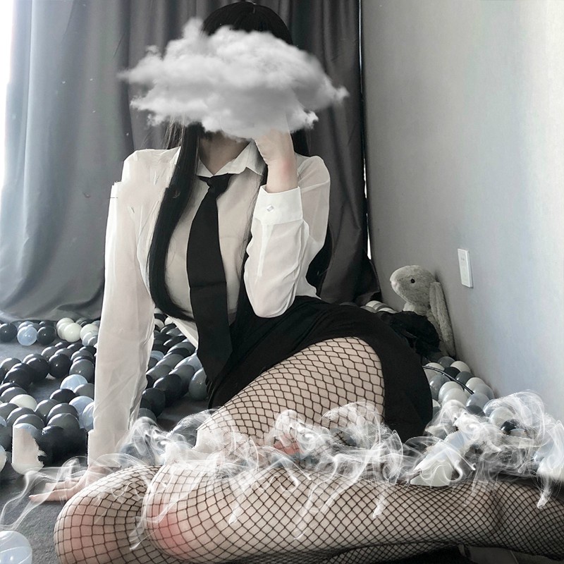Đồ ngủ cosplay sexy nữ thư ký công sở cà vạt gợi cảm quyến rũ 509