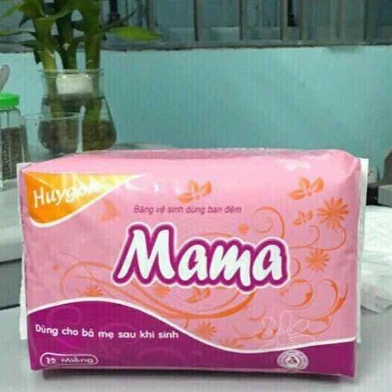 [12 Miếng] Băng Vệ Sinh Mama Cho Mẹ Sau Sinh (Huygo)