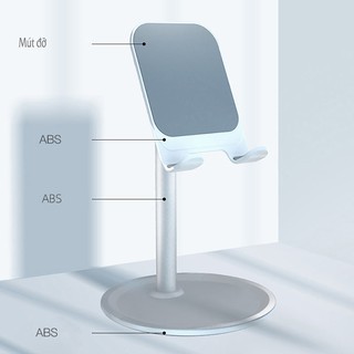 Giá Đỡ Điện Thoại, Ipad Để Bàn K1, Chất Liệu ABS Siêu Chắc Chắn - Hàng Loại 1 2 Màu Đen Trắng | BigBuy360 - bigbuy360.vn