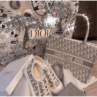 Túi Dior Tote Thêu Small