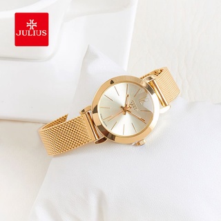 Đồng hồ nữ Julius Hàn Quốc JA-732 dây thép