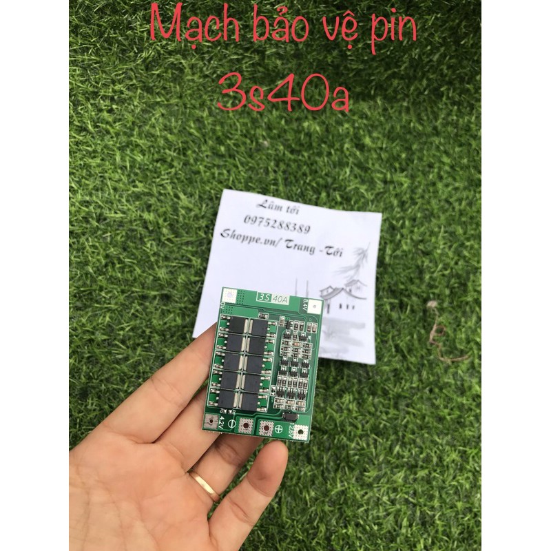 MẠCH BẢO VỆ PIN 3s40 CÓ CÂN BẰNG