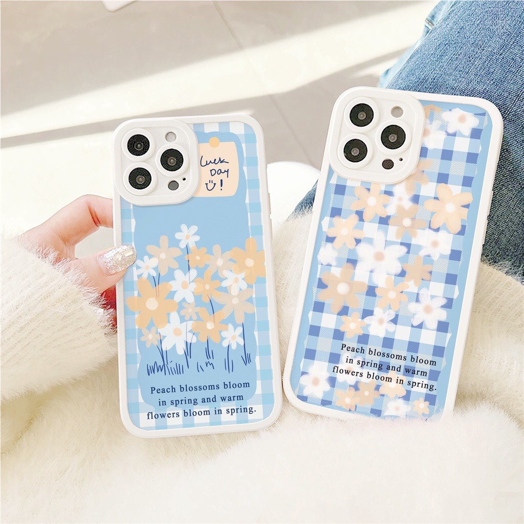 Ốp lưng iphone Blue Garden bóng cạnh vuông 7/7plus/8/8plus/x/xr/xs/11/12/13/pro/max/plus/promax - Tomax Shop