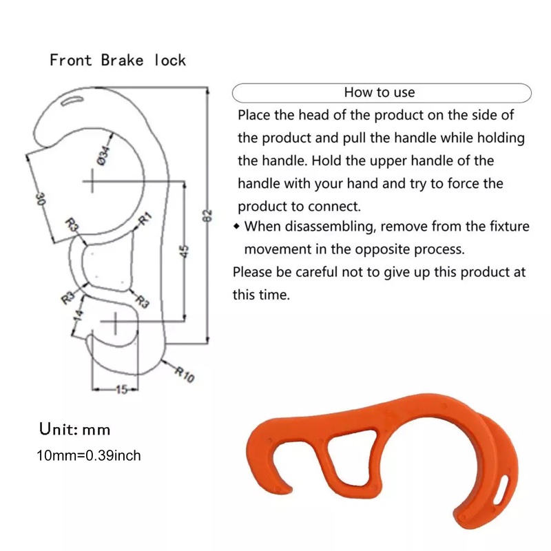 Móc Khóa Phanh An Toàn Cho Xe Máy EXC XC TE TX YZF KLX