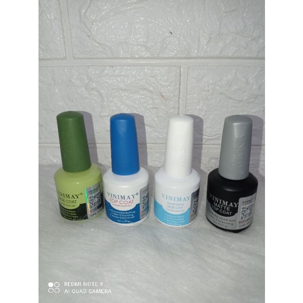 sơn gel Base, top bóng, cứng móng, top lì vinimay