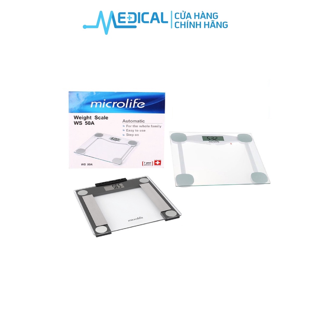 Cân điện tử sức khỏe MICROLIFE WS 50A bảo hành 1 năm chính hãng - MEDICAL