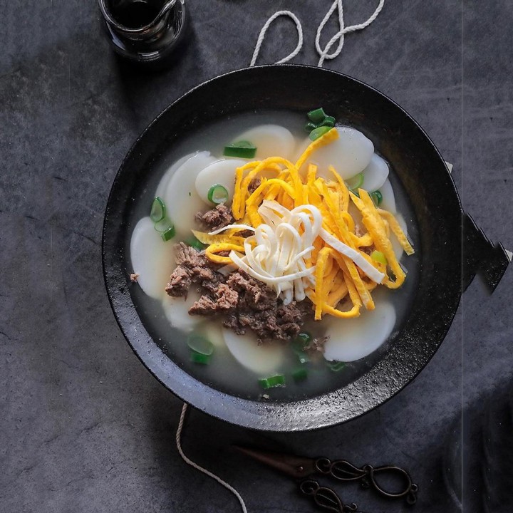 Bánh gạo Tokpokki Matamun Dạng Cắt Lát Nhập Khẩu Hàn Quốc Không Gia Vị 600g