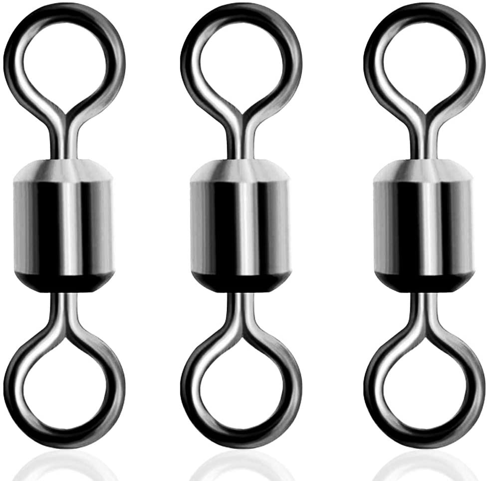 50pcs Khóa Link Câu Cá, Khóa Link Chịu Tải Lớn, Phụ Kiện Câu Đài Cao Cấp