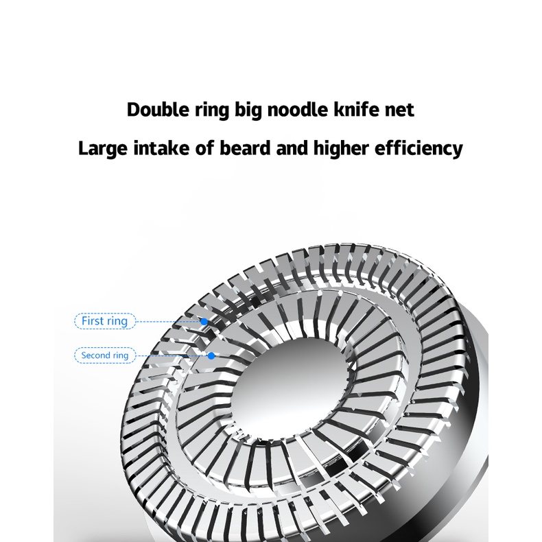 JIASHI Máy cạo râu hoạt động điện mini cầm tay sạc pin dành cho đi du lịch sử dụng trên xe hơi