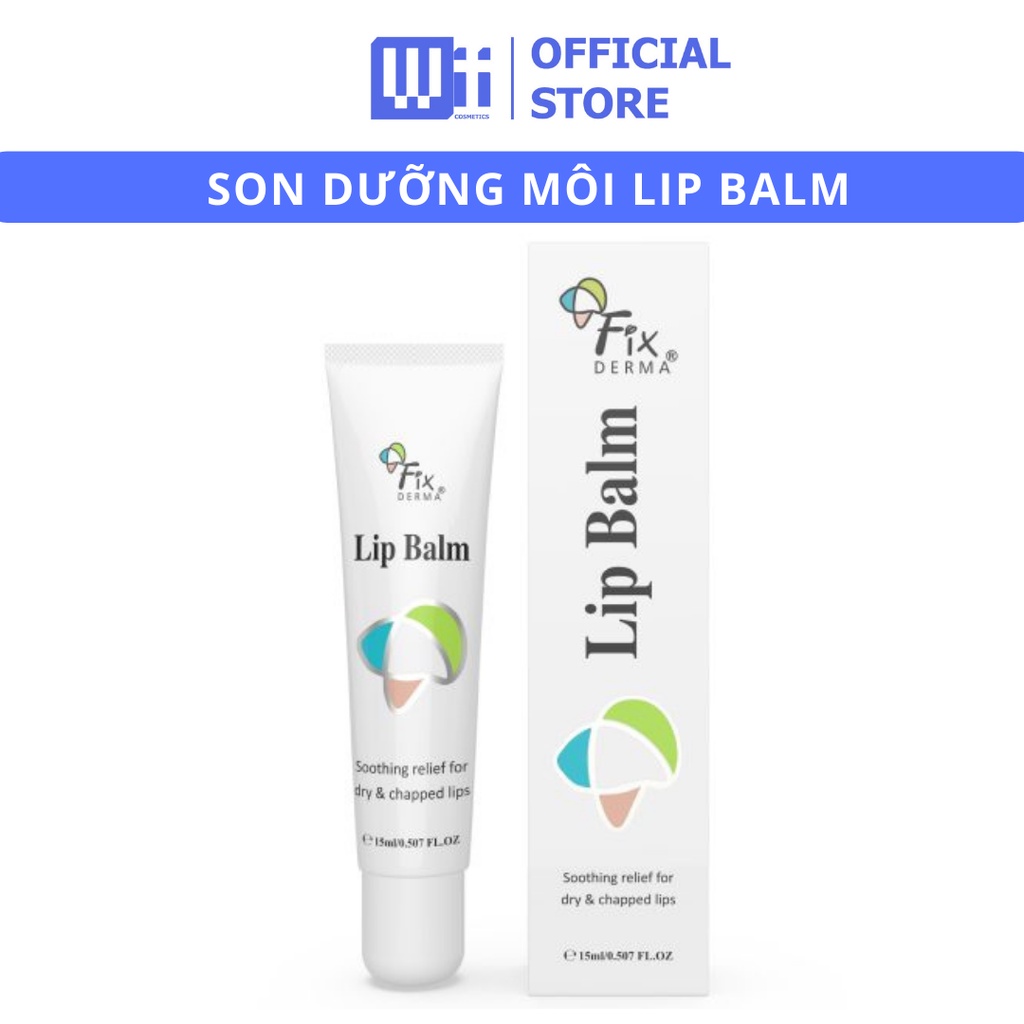 [CHÍNH HÃNG] Son Dưỡng Môi FIXDERMA LIP BALM (USA) - Dưỡng Ẩm, Làm Mềm, Chống Nẻ