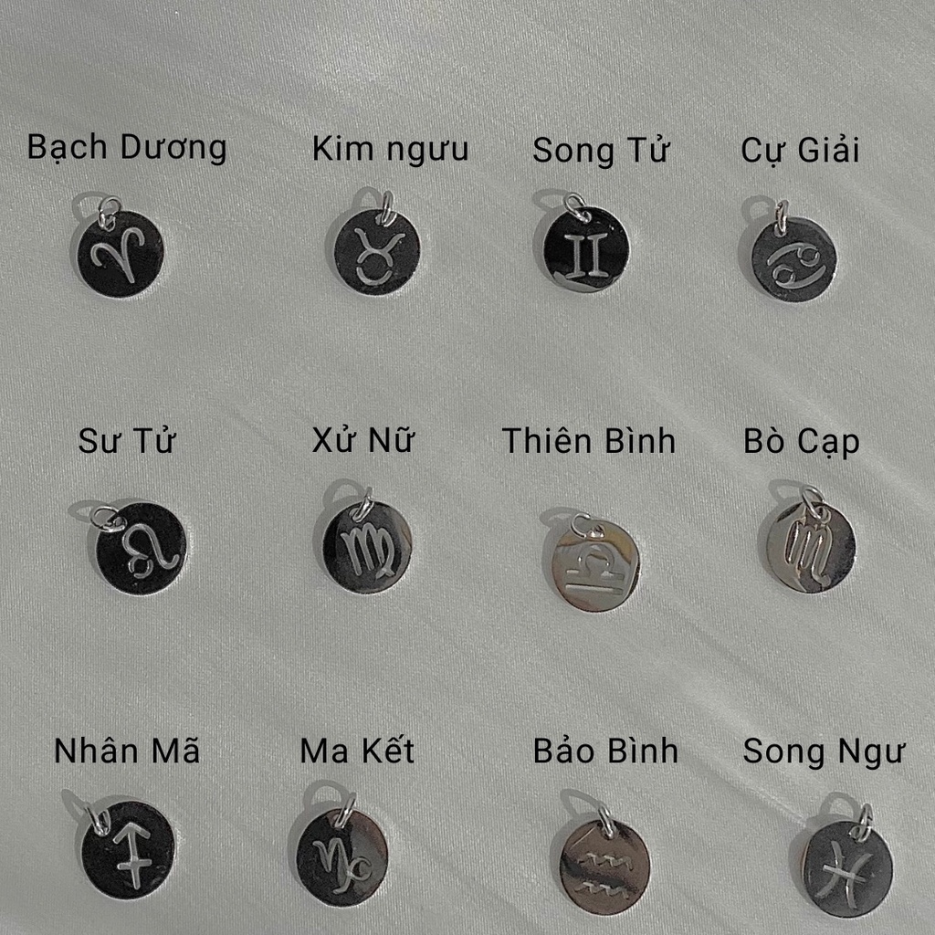 Dây chuyền cung hoàng đạo N12 Choker Club