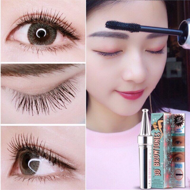Mascara 3D siêu nối mi thần thánh Brow Tones