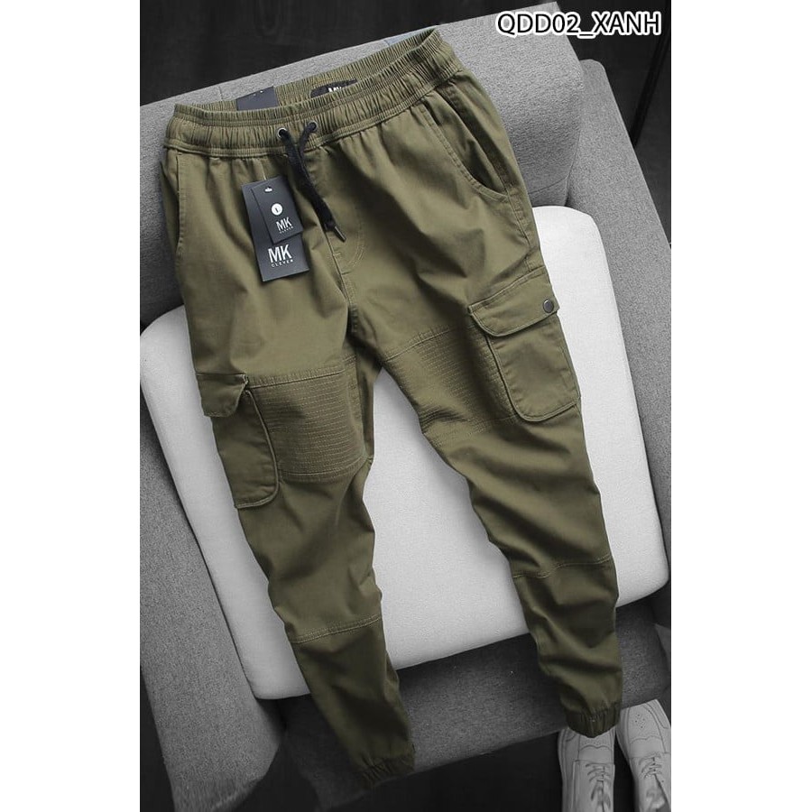Quần Kaki Nam Túi Hộp Thời Trang 💥 Quần kaki nam chất co giãn túi hộp gấu bó thời trang