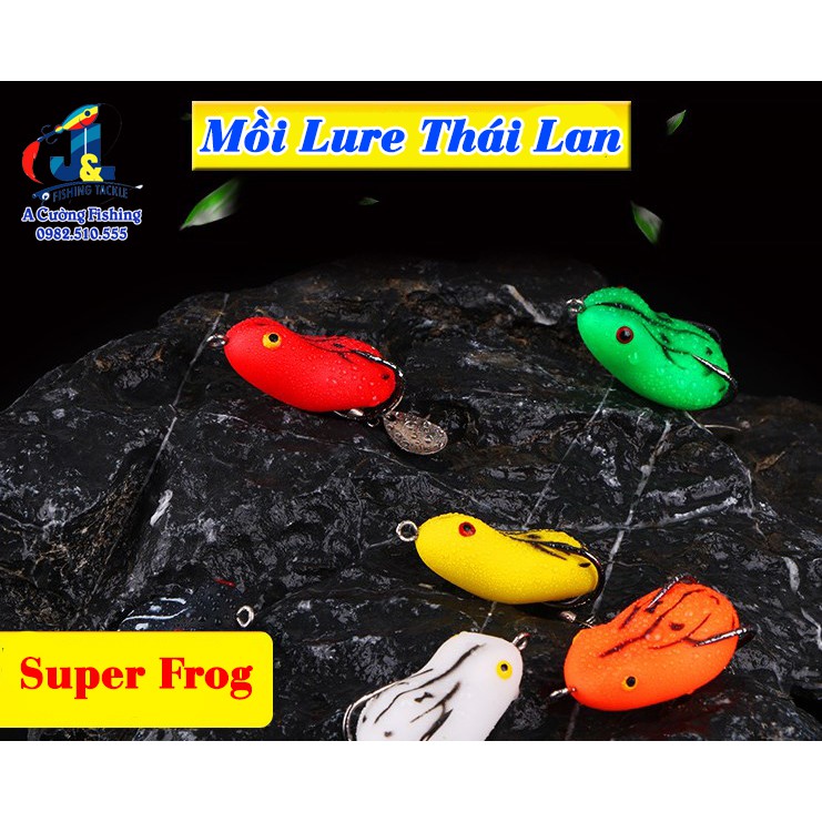 Mồi câu lure cá lóc Thái Lan - SUPER FROG A CƯỜNG