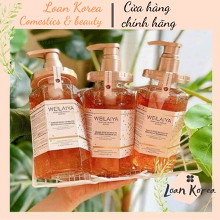 Sữa tắm Weilaiya trắng da cánh hoa hồng Damask 450ml