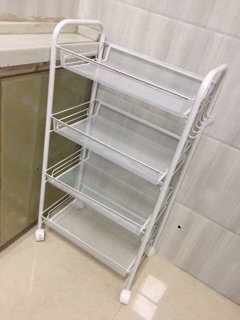 Kệ sắt mắt lưới 4 tầng
