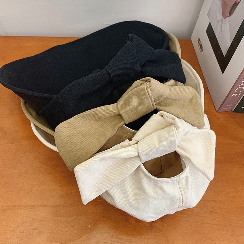 Nón Tai Bèo Vành Rộng Bằng Cotton Chống Tia UV Có Thể Gấp Gọn Thời Trang Cho Nữ